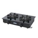 Ver imagem 2 de FOGAO DE MESA 2 BOCAS VENAX FLAMALAR VITREO PRETO FOSCO GAS GLP