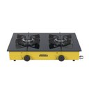 Ver imagem 1 de FOGAO DE MESA 2 BOCAS VENAX FLAMALAR VITREO AMARELO GAS GLP