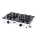 Ver imagem 2 de FOGAO DE MESA 2 BOCAS VENAX FLAMALAR VITREO BRANCO GAS GLP