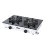 FOGAO DE MESA 2 BOCAS VENAX FLAMALAR VITREO BRANCO GAS GLP - 2