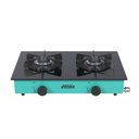 Ver imagem 1 de FOGAO DE MESA 2 BOCAS VENAX FLAMALAR VITREO VERDE GAS GLP