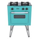 Ver imagem 1 de FOGAO 2 BOCAS VENAX MINI COOK VERDE GAS GLP