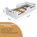 Ver imagem 5 de Cama Solteiro Montessoriana Baixa Quarto Infantil Segura para Crianças em Mdf