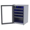Ver imagem 4 de ADEGA PIUBELLA 100 PARA 24 GARRAFAS CINZA PORTA INVERTIDA 220 V