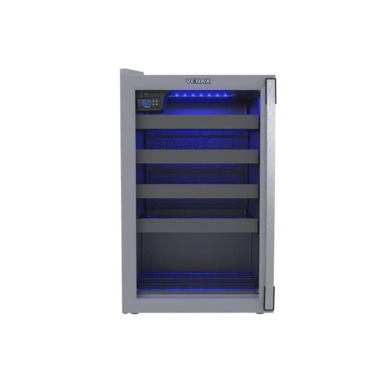 ADEGA PIUBELLA 100 PARA 24 GARRAFAS CINZA PORTA INVERTIDA 220 V ADEGA PIUBELLA 100 PARA 24 GARRAFAS CINZA PORTA INVERTIDA 220 V
