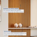 Ver imagem 7 de Kit 2 Placas de Painel Ripado Milão 250cm x 58cm x 3,3mm (Rende 2,9m²) Ecorevest Marrom/Freijó