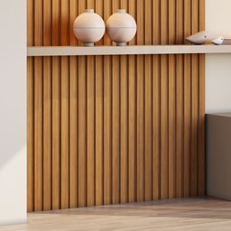 Kit 2 Placas de Painel Ripado Milão 250cm X 58cm X 3,3mm (rende 2,9m²) Ecorevest - 9