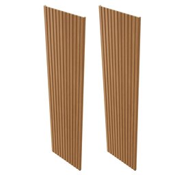 Kit 2 Placas de Painel Ripado Milão 250cm X 58cm X 3,3mm (rende 2,9m²) Ecorevest - 3
