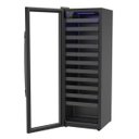 Ver imagem 3 de ADEGA PIUBELLA 200 PARA 50 GARRAFAS PRETO PORTA INVERTIDA 220 V