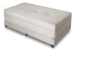 Ver imagem 1 de Puff Cama Casal Dobravel Com Rodízios LINDECOR Creme