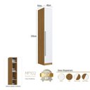 Ver imagem 6 de Módulo Guarda-Roupa 40cm com 1 Porta e Prateleiras Integrato