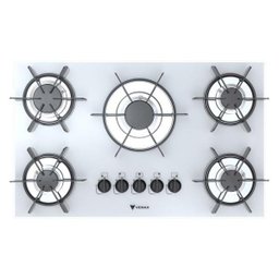 COOKTOP 5 BOCAS VENAX SOGNARE BRANCO GAS GLP - 1