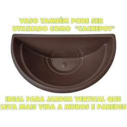 Vaso Plástico Parede Decorativo Tabaco Mini Mudas 35 Und - 4