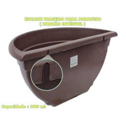 Vaso Plástico Parede Decorativo Tabaco Mini Mudas 35 Und - 3