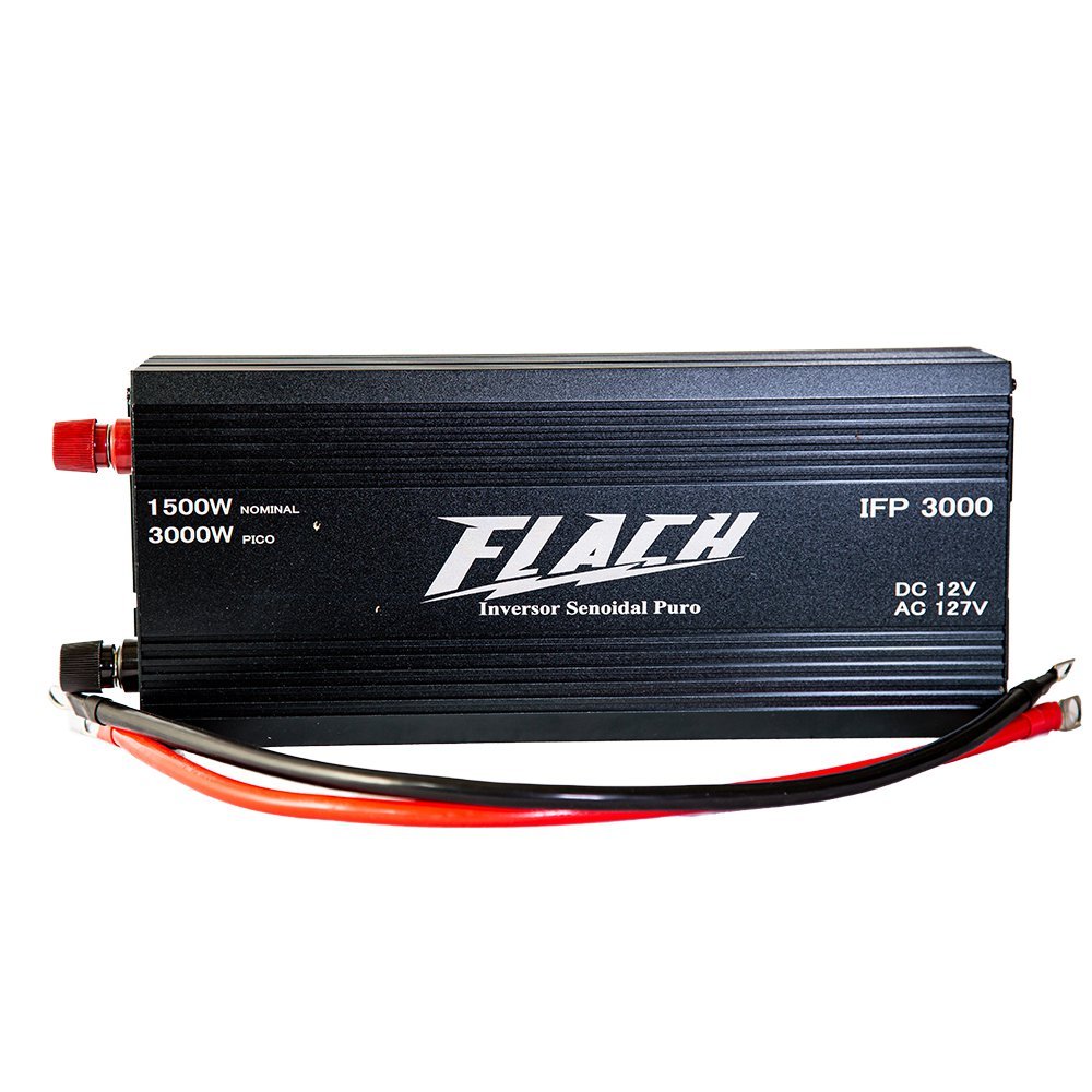 Inversor de Tensão IFP3000 - 12v/127v - 1500W Nominal 3000W Pico - 2