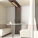 Ver imagem 4 de Luminária de Teto Led Safira 36w 4000lm Bivolt Madeira Maciça