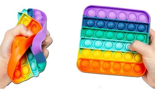 Pop It Fidget Toy Anti Stress/brinquedo Sensorial colorido - 7