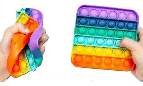 Brinquedo Anti-stress Pop It Fidget Toy Sensorial Autismo colorido - 4