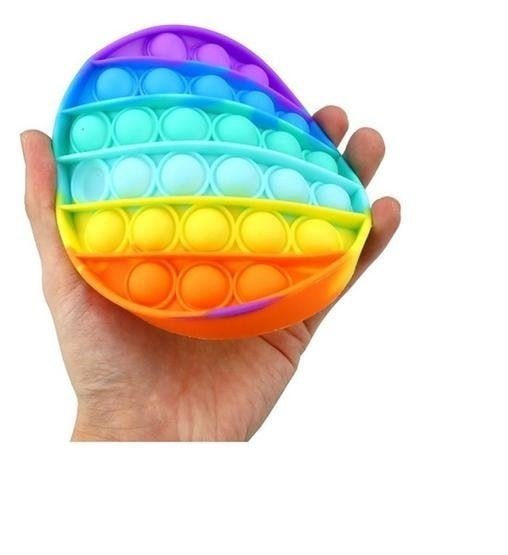 Brinquedo Anti-stress Pop It Fidget Toy Sensorial Autismo colorido - 2