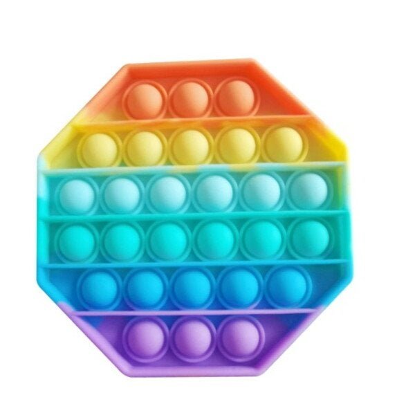 Brinquedo Anti-stress Pop It Fidget Toy Sensorial Autismo colorido - 7