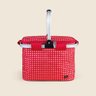 Bolsa Térmica Listrada Vermelho e Rosa 26l - A\casa - 1
