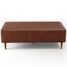 Puff Decorativo Sala de Estar Bali W01 Pés Palito 120x50cm Couríssimo Marrom - 6