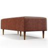 Puff Decorativo Sala de Estar Bali W01 Pés Palito 120x50cm Couríssimo Marrom - 7
