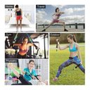 Ver imagem 3 de Kit Elástico Extensor Treinamento Pilate Fitness Bands Power