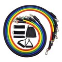 Ver imagem 1 de Kit Elástico Extensor Treinamento Pilate Fitness Bands Power