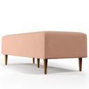 Ver imagem 5 de Puff Decorativo Sala de Estar Bali W01 Pés Palito 120x50cm Linho Rosê