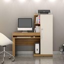 Ver imagem 1 de Escrivaninha Ambiente Office Cinamomo Off White - Valdemóveis