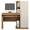 Ver imagem 2 de Escrivaninha Ambiente Office Cinamomo Off White - Valdemóveis