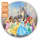 Ver imagem 1 de Painel de Festa Redondo Tecido Sublimado 3D Princesas - Princesas 01