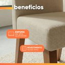 Ver mais imagens de Conjunto Sala de Jantar Mesa 1,60m Moove 6 Cadeiras Milano Viero