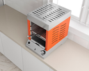 Ver imagem 2 de Churrasqueira a Gás Vertical sem Fumaça - Flame Dinoxx - Gás Glp - Laranja