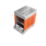 Churrasqueira a Gás Vertical sem Fumaça - Flame Dinoxx - Gás Glp - Laranja - 1