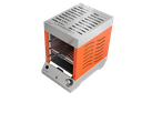 Ver imagem 1 de Churrasqueira a Gás Vertical sem Fumaça - Flame Dinoxx - Gás Glp - Laranja