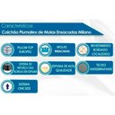 Ver imagem 3 de Cama Box Queen: Colchão Molas Ensacadas Plumatex MasterPocket Smart Milano + Base CRC Courano