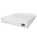 Ver imagem 1 de Colchão Casal Queen Espuma D45 Lazio Pillow Top 158x198x24cm Branco Hellen - Suporta até 150 Kg