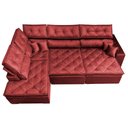Ver imagem 5 de Sofá de Canto Retrátil e Reclinável Esquerdo 3,00x2,36m Molas Cama inBox Espanha Velusoft