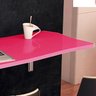 Mesa Suspensa de Parede Dobrável Flat Pink 130x40 - Lyam Decor - 2