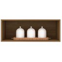 Ver imagem 1 de Armário Aéreo Nicho Geladeira Evidence Sem Porta Poliman Móveis Carvalho