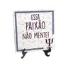 Quadro Azulejo Psicologia Símbolo Frase Paixão Não Mente - 1