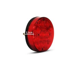 Kit 4 Lanterna Sinaleira 10 Led Adaptação 12V Vermelho - 3