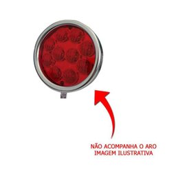Kit 4 Lanterna Sinaleira 10 Led Adaptação 12V Vermelho - 4