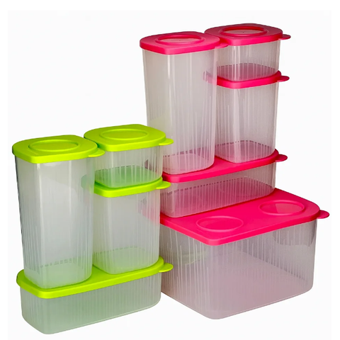 Kit Fresh Box com 9 Peças Tupperware