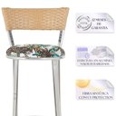 Ver imagem 5 de Banqueta Bistro para Bar, Cozinha, Balcão em Alumínio e Fibra Tc Zanutto 5 Unidades Ráfia Z27