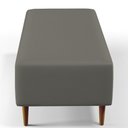 Ver imagem 6 de Puff Decorativo Sala de Estar Bali W01 Pés Palito 120x50cm Corano Cinza