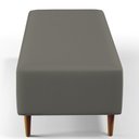 Ver imagem 6 de Puff Decorativo Sala de Estar Bali W01 Pés Palito 120x50cm Corano Cinza