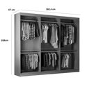 Ver imagem 4 de Roupeiro Casal Closet Light Premium Moderna